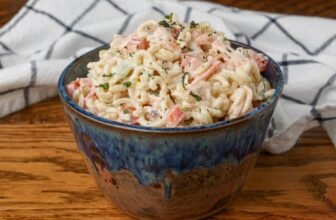 Shrimp Pasta Salad – Barefeet with...