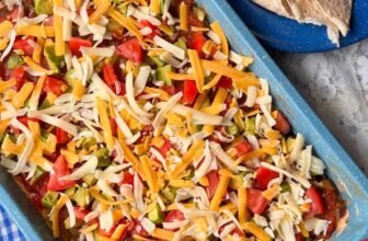 Layered Taco Dip-The Southern Girl Cooks...