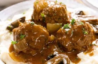 Salisbury Steak Meatballs – Spend ...