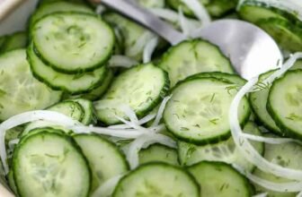 Cucumber Onion Salad – Spend With ...
