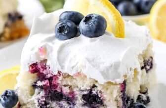 Lemon Blueberry Cake – Spend With ...