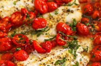 Baked Cod with Tomatoes – Spend Wi...