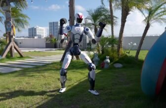 This humanoid robotic can do cartwheels,...