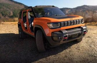 The all-electric Jeep Recon will get off...
